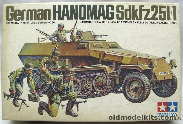 Tamiya 1/35 Hanomag Sdkfz 251/1, MM120-598 plastic model kit